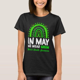 T-shirt En Mai, Nous Portons Une Sensibilisation Verte À L