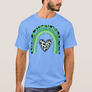 T-shirt En Mai, Nous Portons Vert Sensibilisation À La San