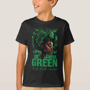 T-shirt En Mai, Nous Portons Vert Sensibilisation À La San