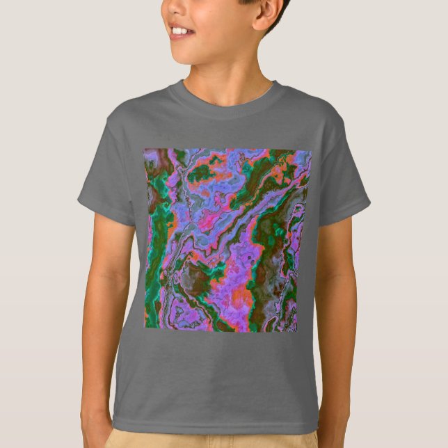 T-shirt en marbre aigre (Devant)