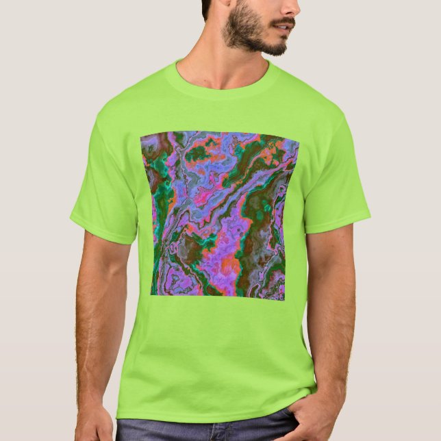 T-shirt en marbre aigre (Devant)