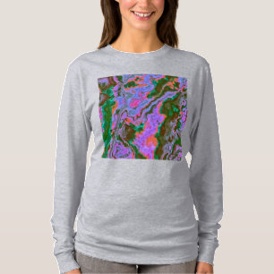 T-shirt en marbre aigre