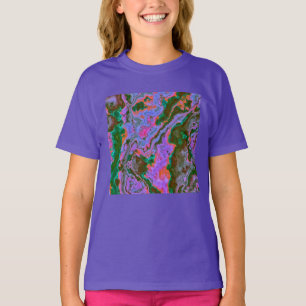 T-shirt en marbre aigre