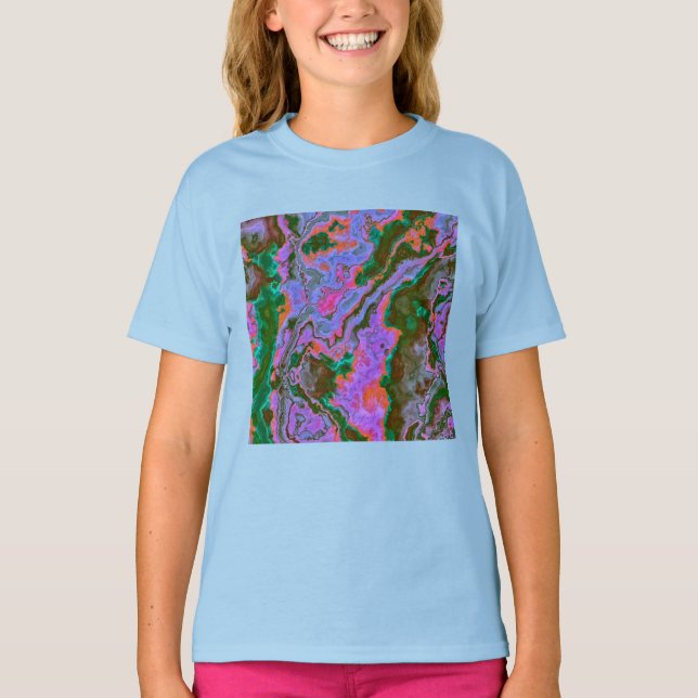 T-shirt en marbre aigre (Devant)