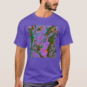 T-shirt en marbre aigre