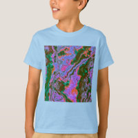 T-shirt en marbre aigre