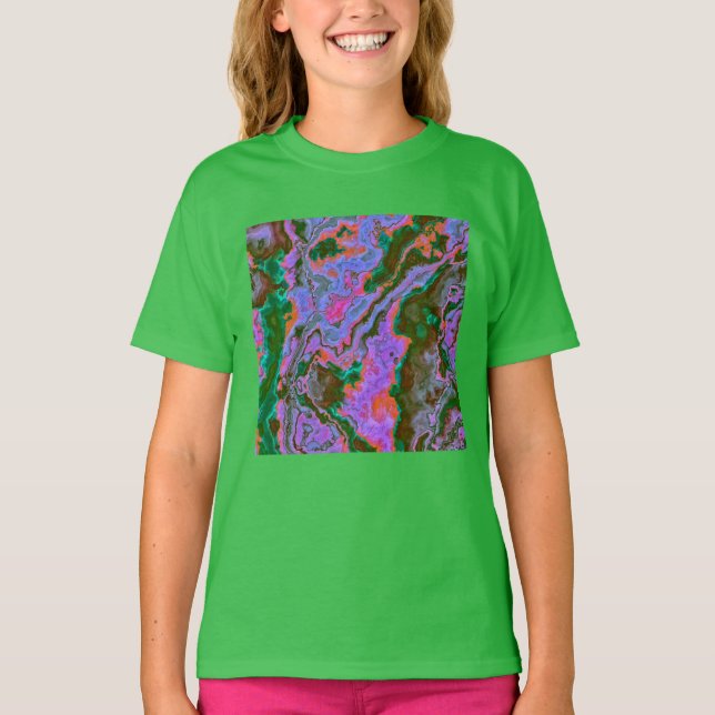 T-shirt en marbre aigre (Devant)