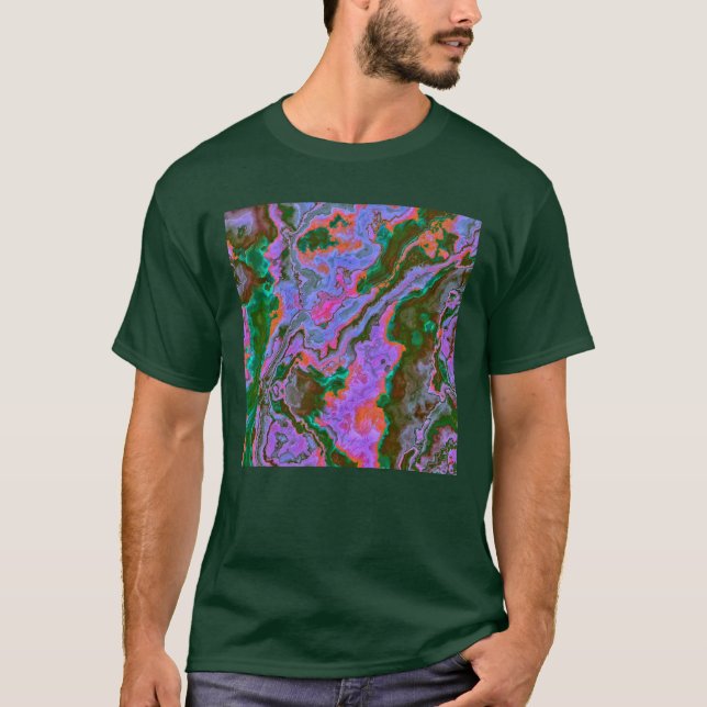 T-shirt en marbre aigre (Devant)
