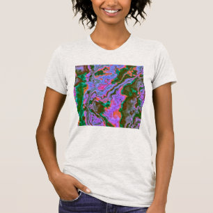 T-shirt en marbre aigre