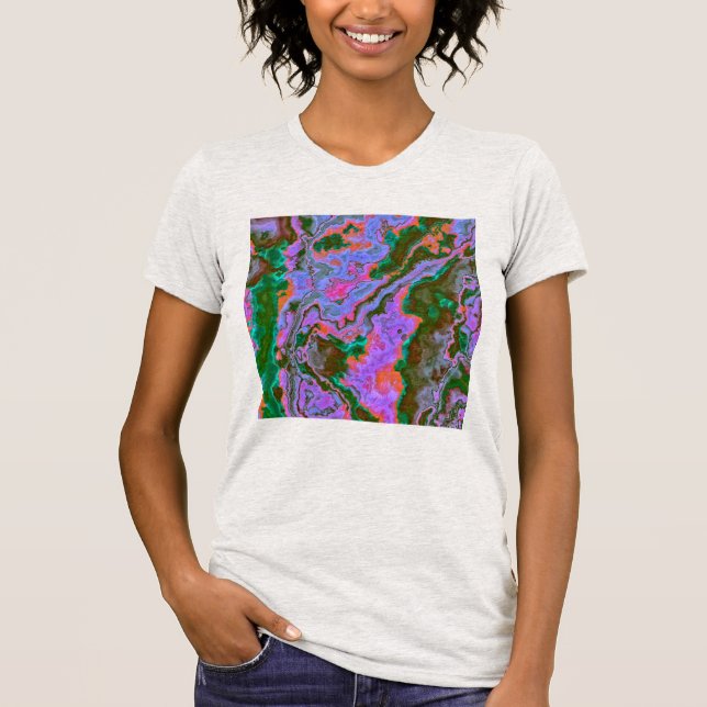 T-shirt en marbre aigre (Devant)