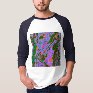 T-shirt en marbre aigre