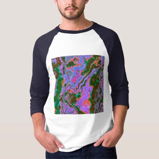 T-shirt en marbre aigre (Devant)