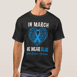 T-shirt En Mars Nous Portons Bleu Pour La Sensibilisation 