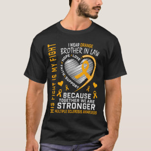 T-shirt En Mars Nous Portons Orange Frère En Droit Multipl