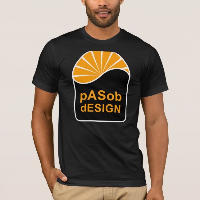T-Shirt en mélange poly-coton Bella Canvas, Noir (Devant)
