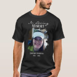 T-shirt En Mémoire Amoureuse Couleur Perdue Photo<br><div class="desc">Chemise commémorative en amour. Une photo carré dans un cadre rustique de style vieilli centré. Tout le texte est réglable. Personnalisez-vous pour votre propre célébration de la vie.</div>