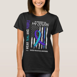 T-shirt En mémoire Cousin Prévention du suicide Amer
