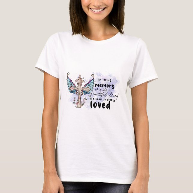 T-shirt En mémoire d'amour d'une vie si belle (Devant)