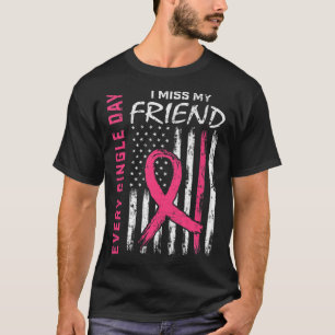 T-shirt En mémoire de l'ami Lutte contre le cancer du sein