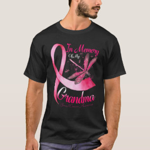 T-shirt En mémoire de ma grand-mère, le cancer du sein s