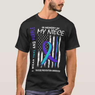 T-shirt En Mémoire De Ma Nièce Prévention Du Suicide