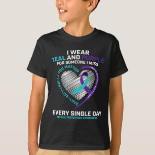 T-shirt En Mémoire De Mon Fils Maman Papa Suicide Préventi