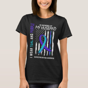 T-shirt En Mémoire De Mon Mari Prévention Du Suicide