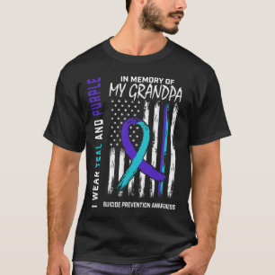 T-shirt En Mémoire Grand-Père Prévention Suicide Ame