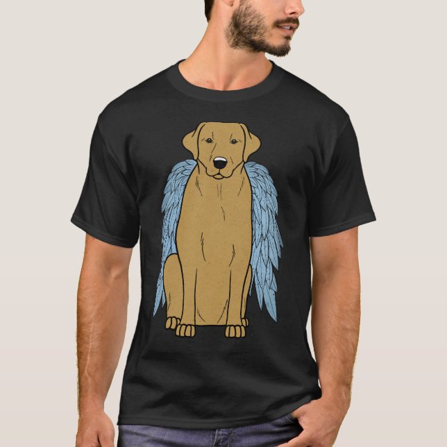 T-shirt En Memoriam Yellow Lab (Devant)