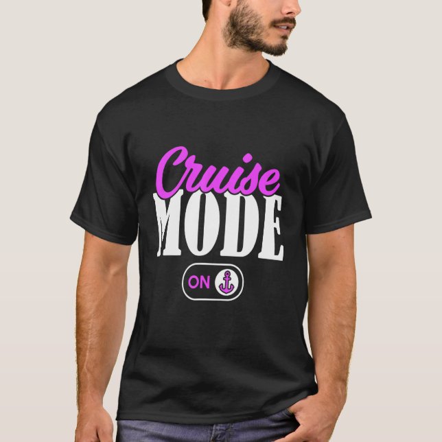 T-shirt En Mode Croisière Vacances Bateau Voyage Girls Cou (Devant)