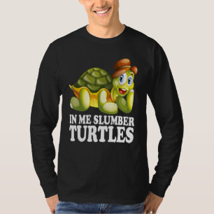 T-shirt En moi Tortues de sciage mignonne tortue d'eau