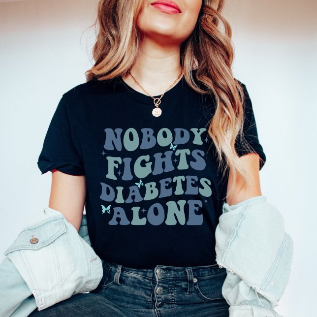 T-shirt En Novembre Nous Portons Bleu (Créateur téléchargé)