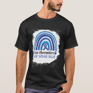 T-shirt En Novembre Nous Portons Bleu Bleu Rainbow Blue Ri