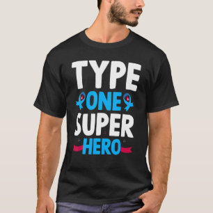 T-shirt En Novembre Nous Portons Bleu Diabétique T1d T2d D