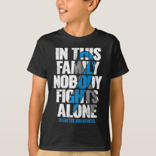 T-shirt En Novembre Nous Portons Bleu T1d T2d Diabète Diab