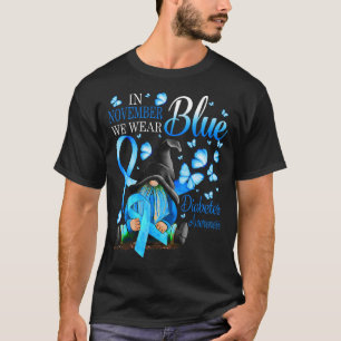 T-shirt En Novembre, Nous Portons Bleus Gnomes De Sensibil
