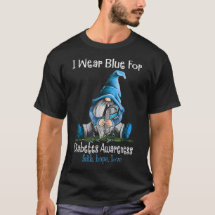 T-shirt En Novembre, Nous Portons Blue Gnome Sensibilisati