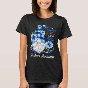 T-shirt En Novembre, Nous Portons Des Gnomes Bleus Sensibi