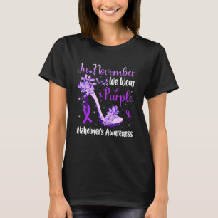 T-shirt En novembre, nous portons la Maladie d'Alzheimer v