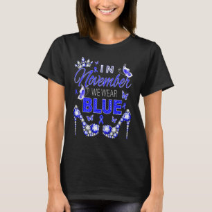 T-shirt En Novembre, Nous Portons Le Ruban De Sensibilisat