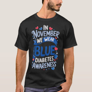 T-shirt En Novembre, Nous Portons Une Sensibilisation Au D