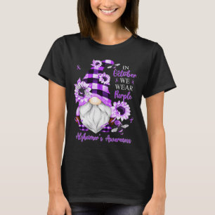 T-shirt En Octobre Nous Portons Des Gnomes Violets Heimerh