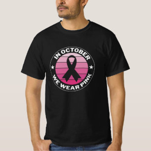 T-shirt En Octobre Nous Portons La Sensibilisation Au Canc