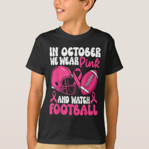 T-shirt En Octobre Nous Portons Le Cancer Du Sein Rose Sen