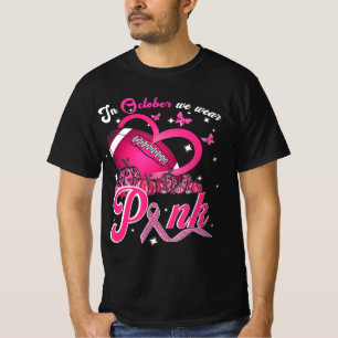 T-shirt En Octobre Nous Portons Le Cancer Du Sein Rose Sen