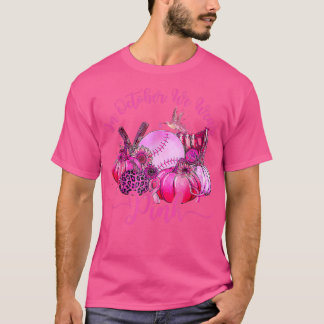 T-shirt En Octobre Nous Portons Le Citrouille Du Cancer Du
