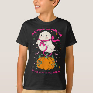 T-shirt En Octobre Nous Portons Le Ghost Ghost Witch Cance