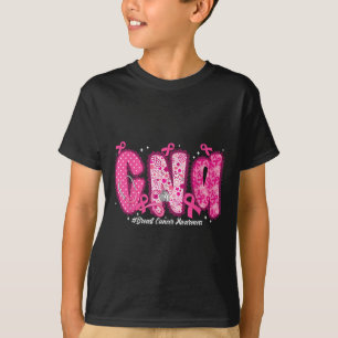 T-shirt En Octobre Nous Portons Le Rose Infirmière Cna Can