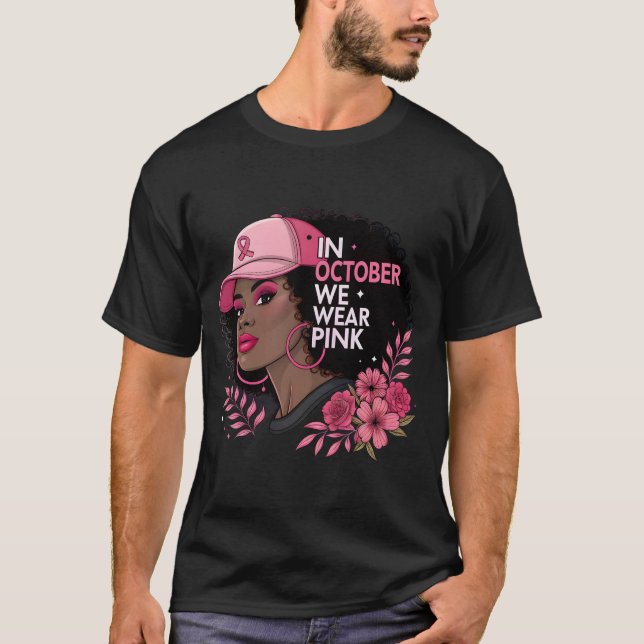 T-shirt en Octobre Nous Portons Pink Breast Cancer Awarene (Devant)