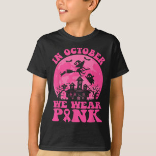 T-shirt En Octobre, Nous Portons Pink Breast Cancer Sensib